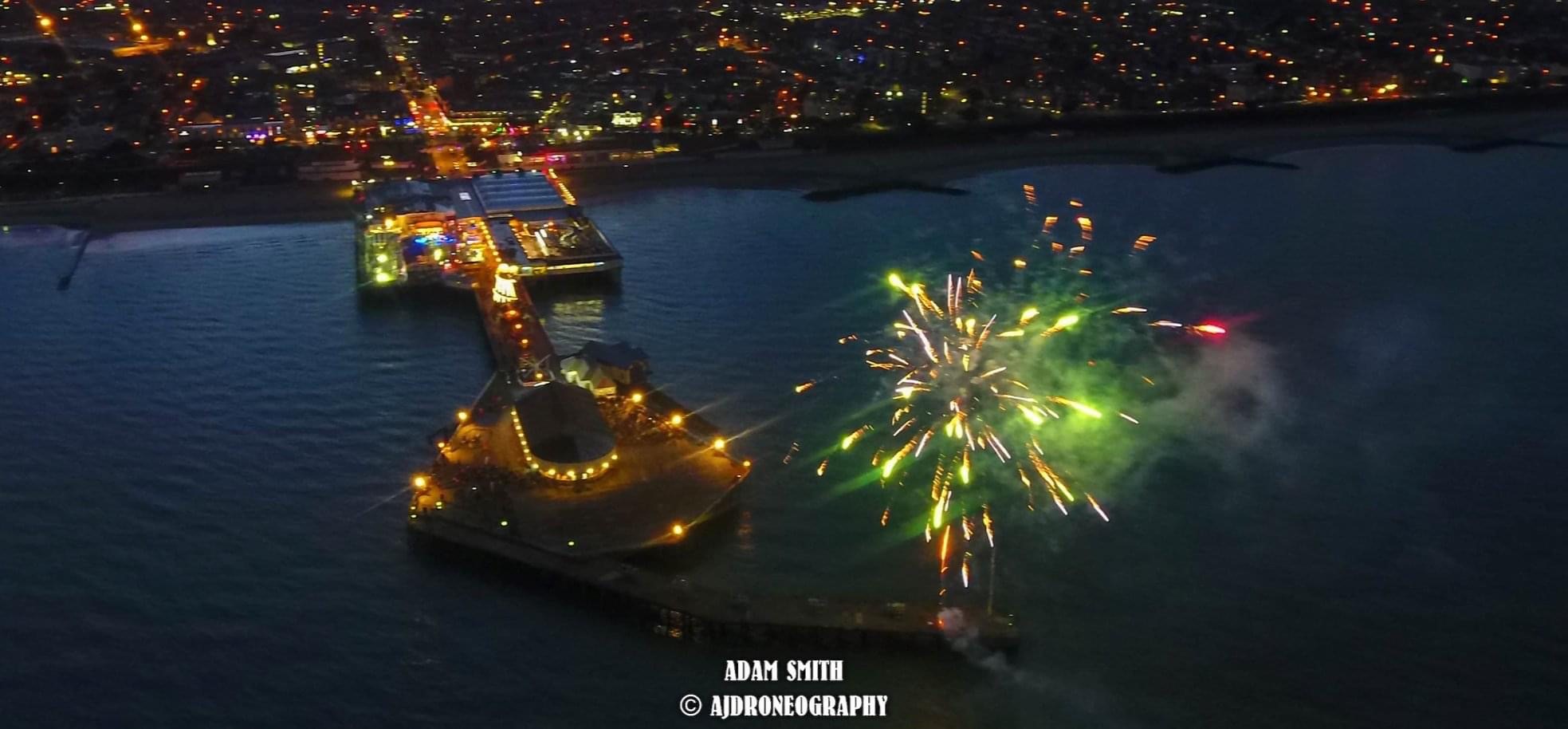 Thousands enjoy Pier's virtual fireworks