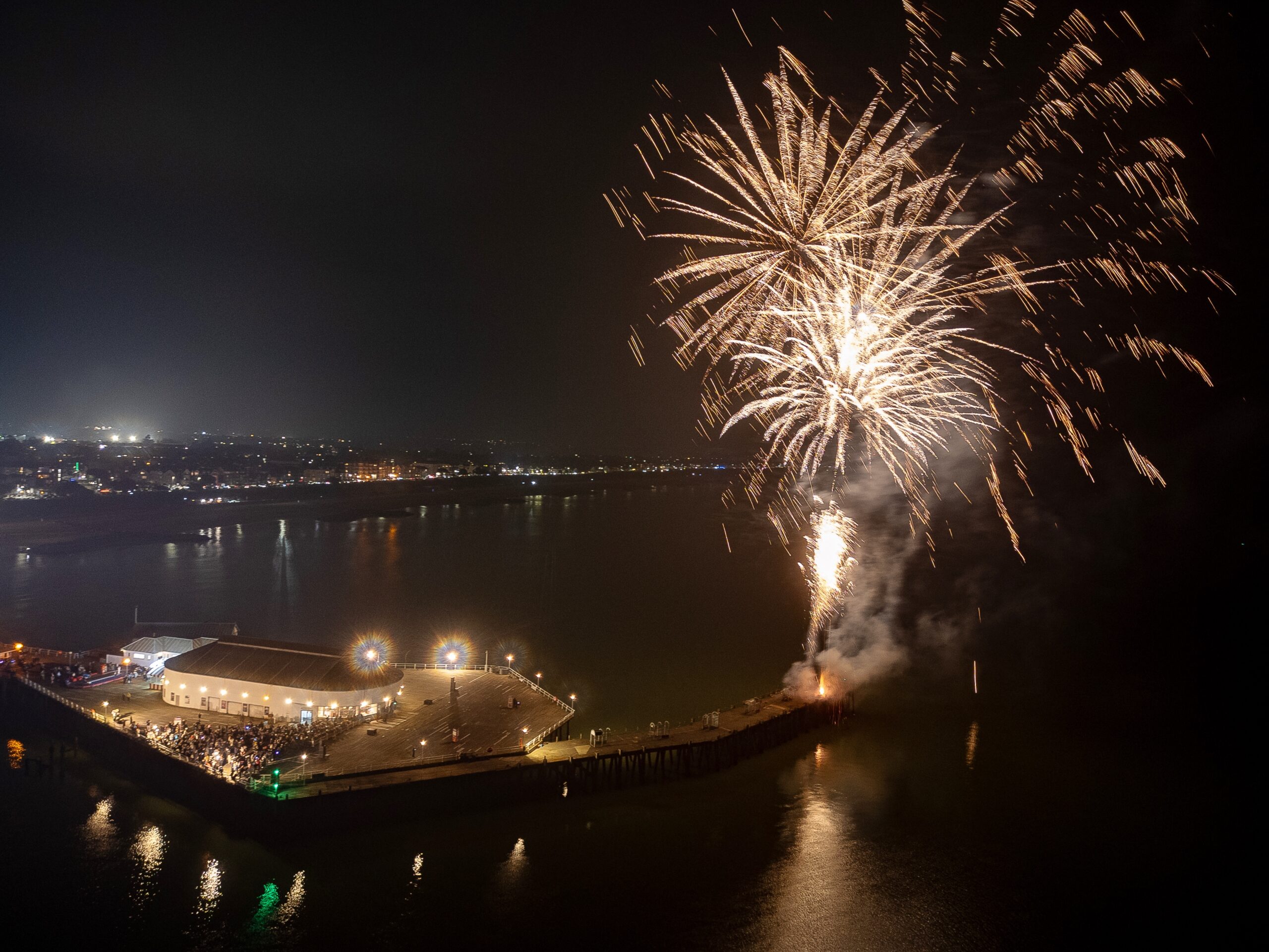 Families flock to free Bonfire Night fireworks displays